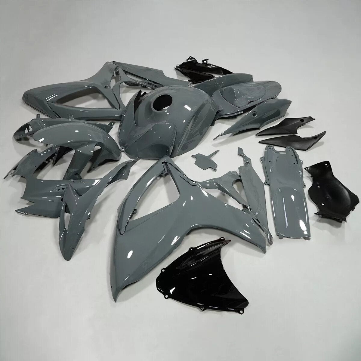 Amotopart 2006-2007 Suzuki GSXR 600/750 Gray Fairing Kit