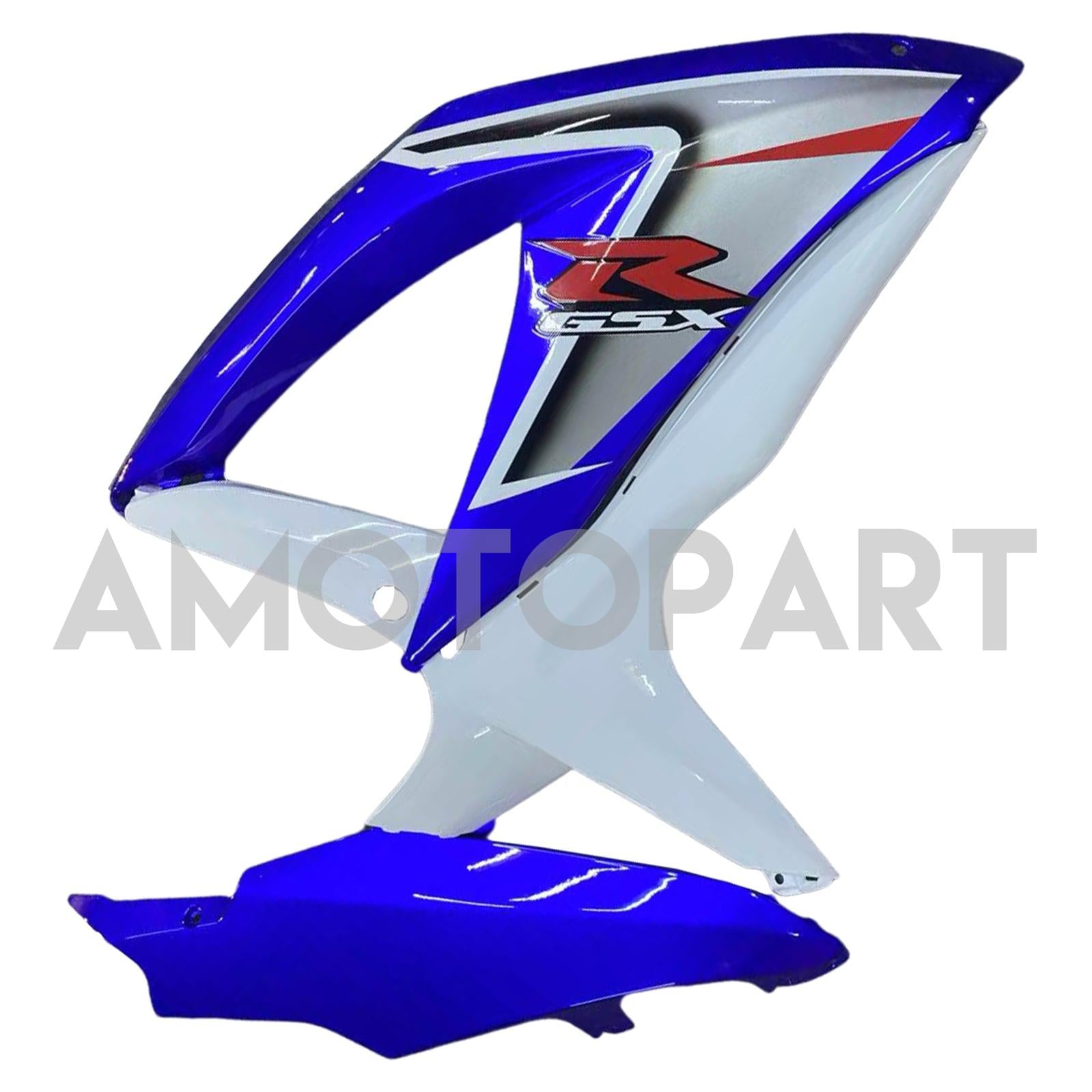 Amotopart Suzuki 2008-2010 Gsxr 600/750 Blue White Fairing Kit