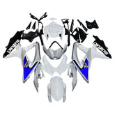 Amotopart 2008-2010 Suzuki GSX-R 600 GSX-R 750 Kit carena blu e bianco