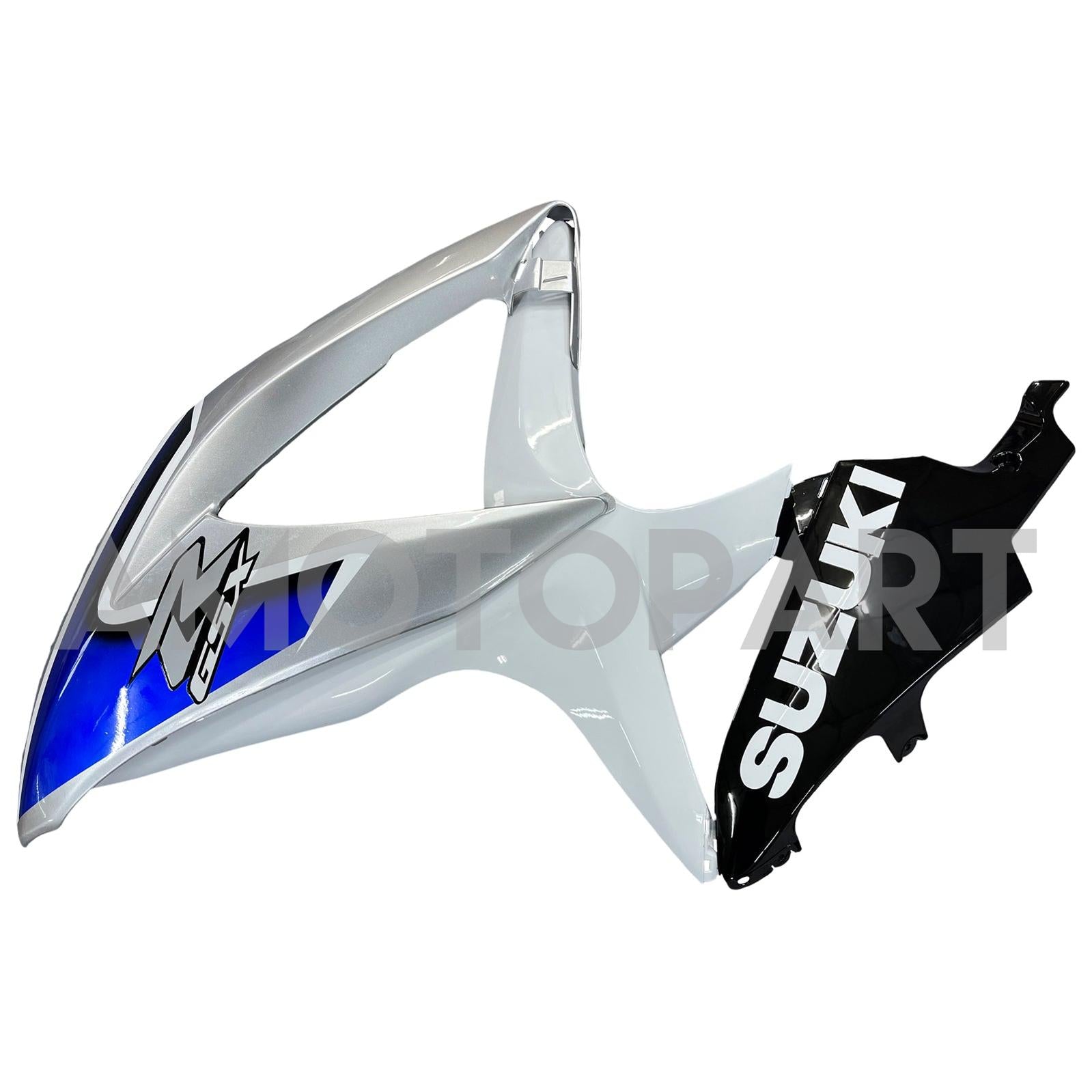 Amotopart 2008-2010 Suzuki GSX-R 600 GSX-R 750 Blau&Weißes Verkleidungsset