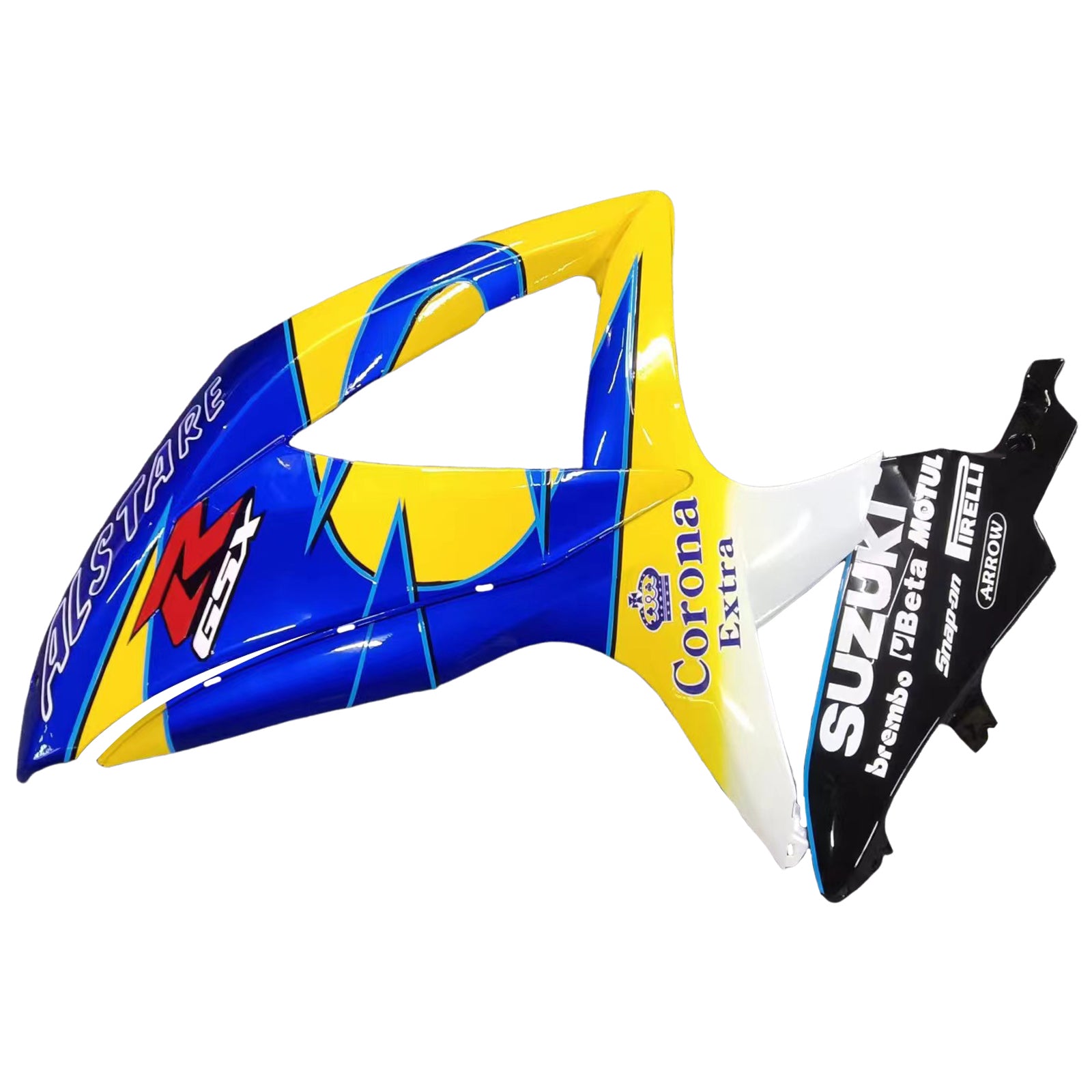 Amotopart 2008-2010 Suzuki GSXR 600/750 K8 Blue&Yellow Fairing Kit