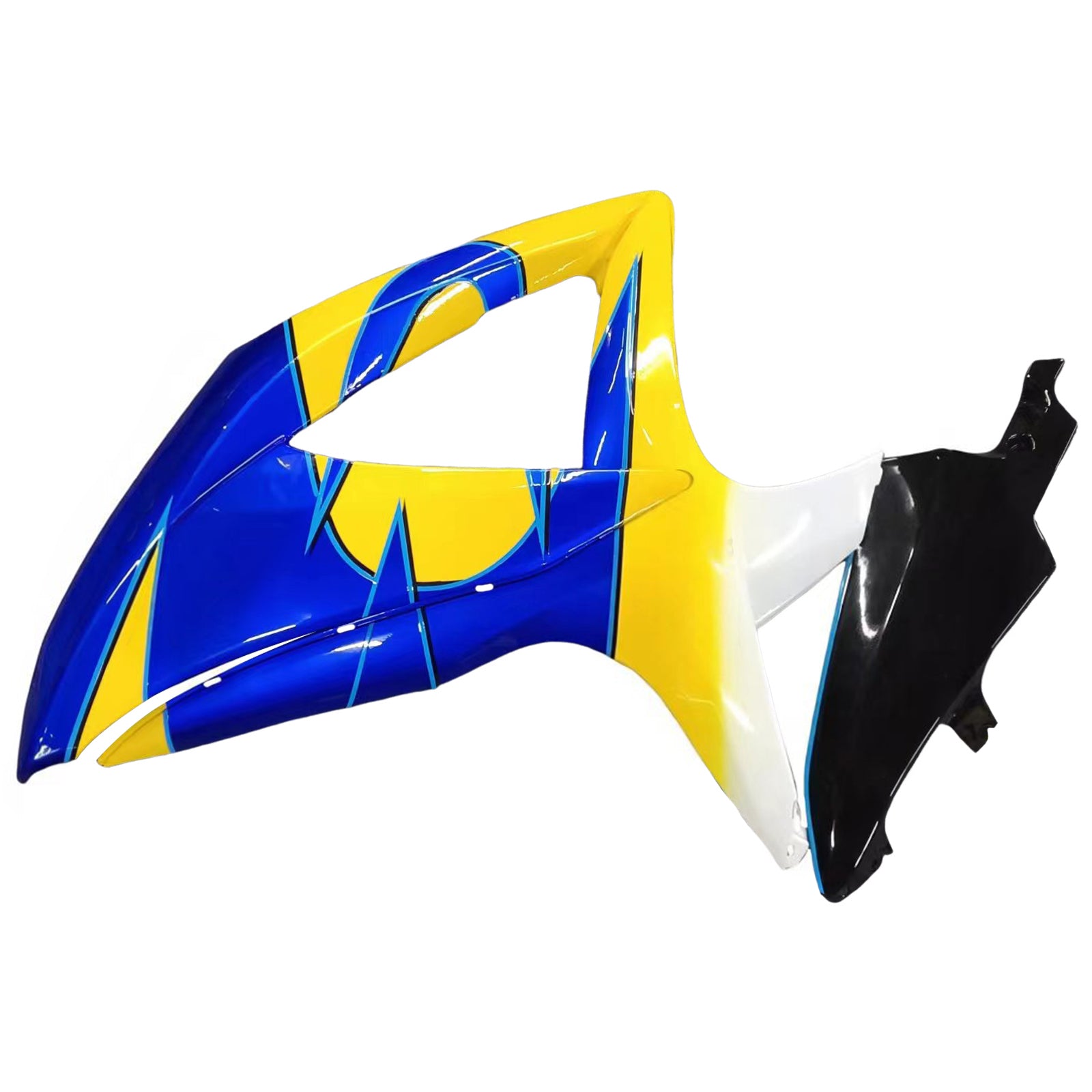 Amotopart Kit carena blu e giallo Suzuki GSXR 600/750 K8 2008-2010