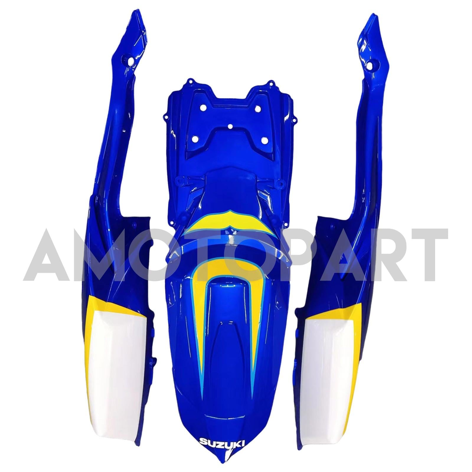 Amotopart 2008–2010 Suzuki GSXR 600/750 K8, Blau&Gelbes Verkleidungsset