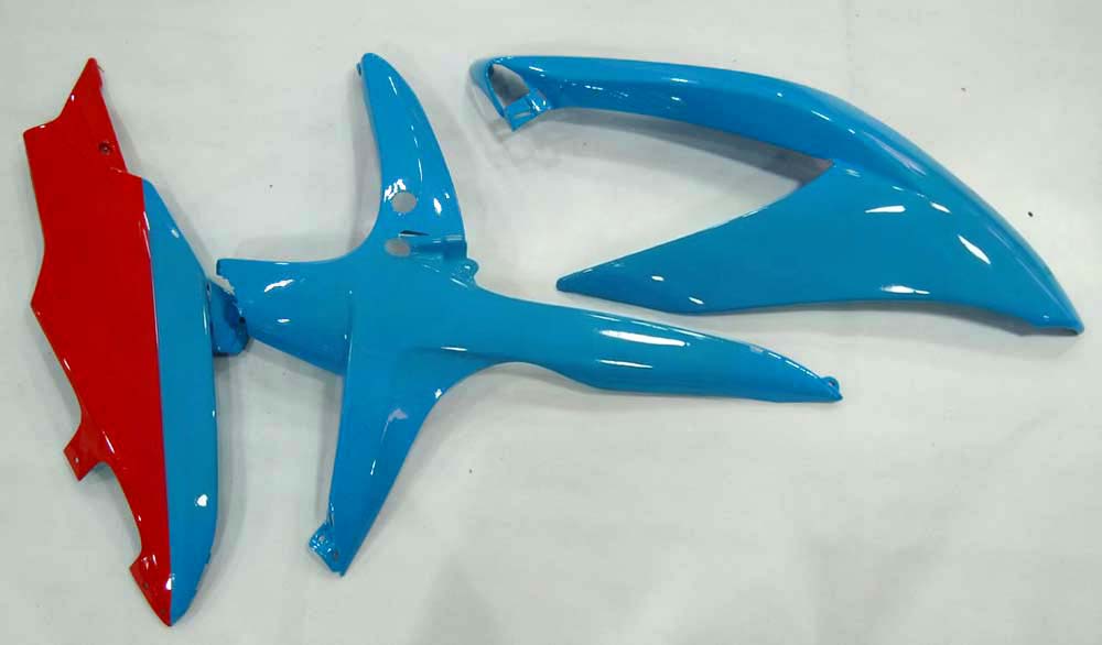 Amotopart 2008-2010 Suzuki GSXR 600/750 Blue Red Fairing Kit