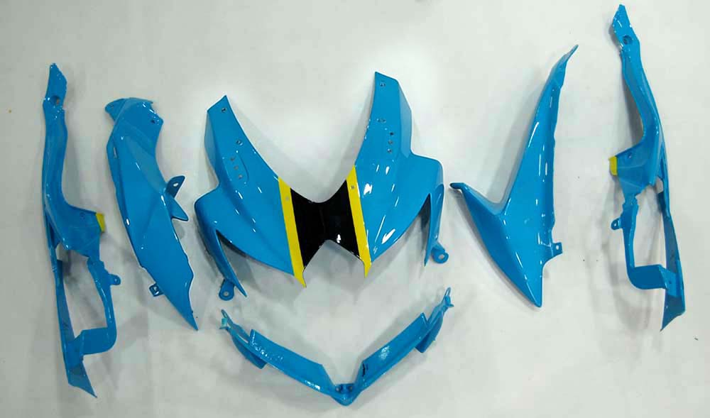 Amotopart 2008-2010 Suzuki GSXR 600/750 Blue Red Fairing Kit
