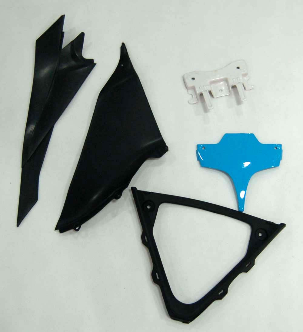 Amotopart 2008-2010 Suzuki GSXR 600/750 Blue Red Fairing Kit