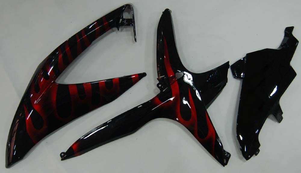 Amotopart 2008-2010 Suzuki GSXR 600/750 Red Black Fairing Kit