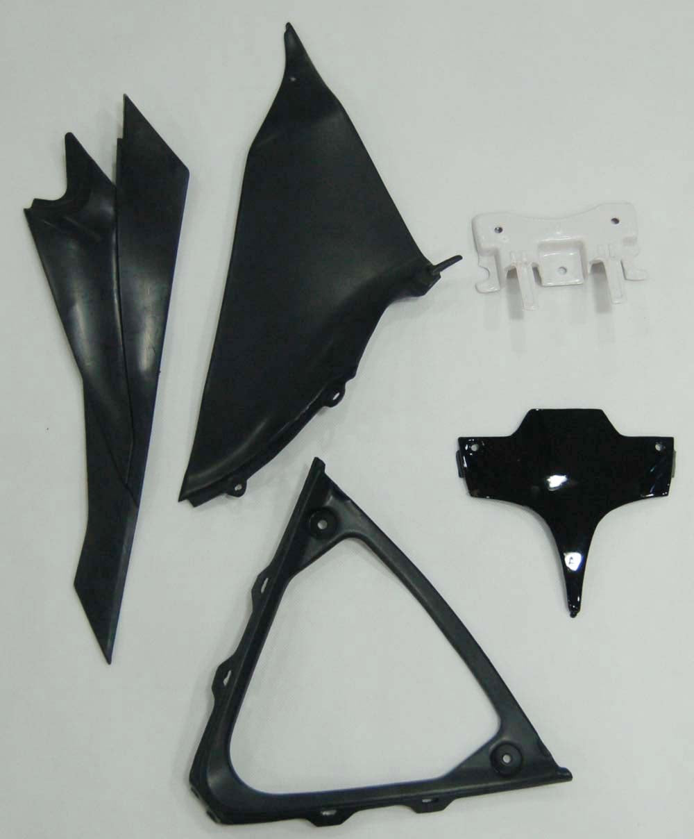Amotopart 2008-2010 Suzuki GSXR 600/750 Black White Fairing Kit