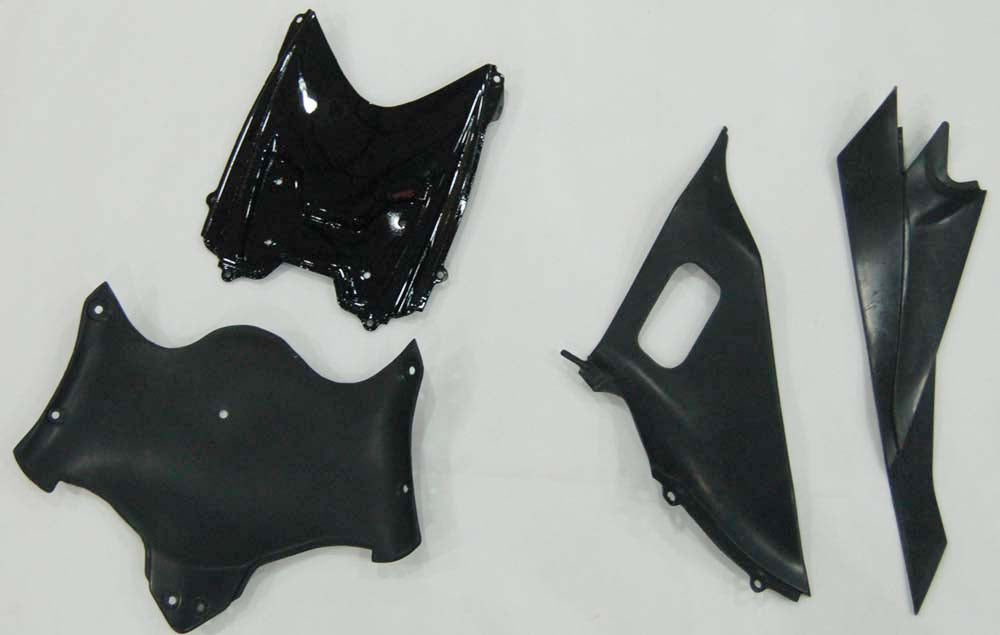 Amotopart 2008-2010 Suzuki GSXR 600/750 Black White Fairing Kit