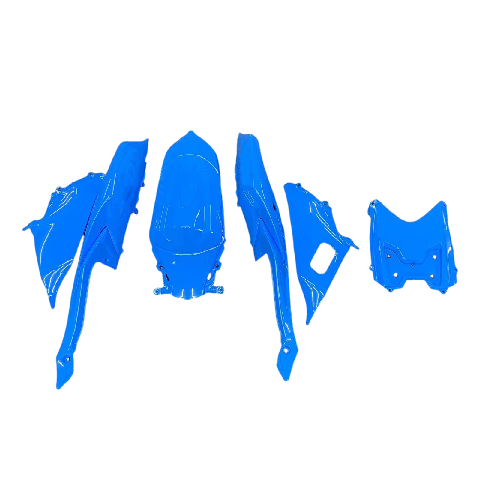 Amotopart 2008-2009 Suzuki GSXR 600/750 Kit de carénage bleu