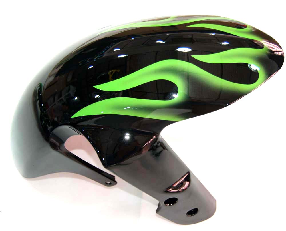 Amotopart 2008-2010 Suzuki GSXR 600/750 Black Green Fairing Kit