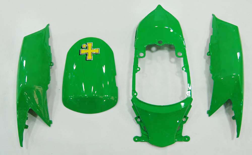 Amotopart 2008-2010 Suzuki GSXR 600/750 Nero & Kit carena Verde