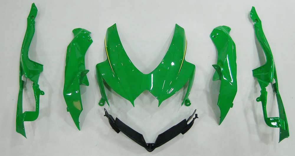 Amotopart 2008-2010 Suzuki GSXR 600/750 Nero & Kit carena Verde