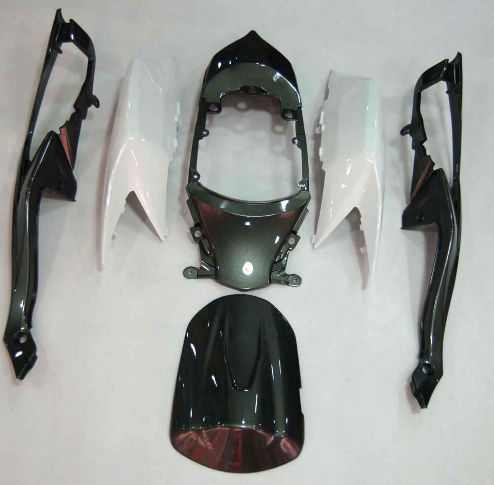Amotopart 2008-2010 Suzuki GSXR 600/750 Grey Black Fairing Kit