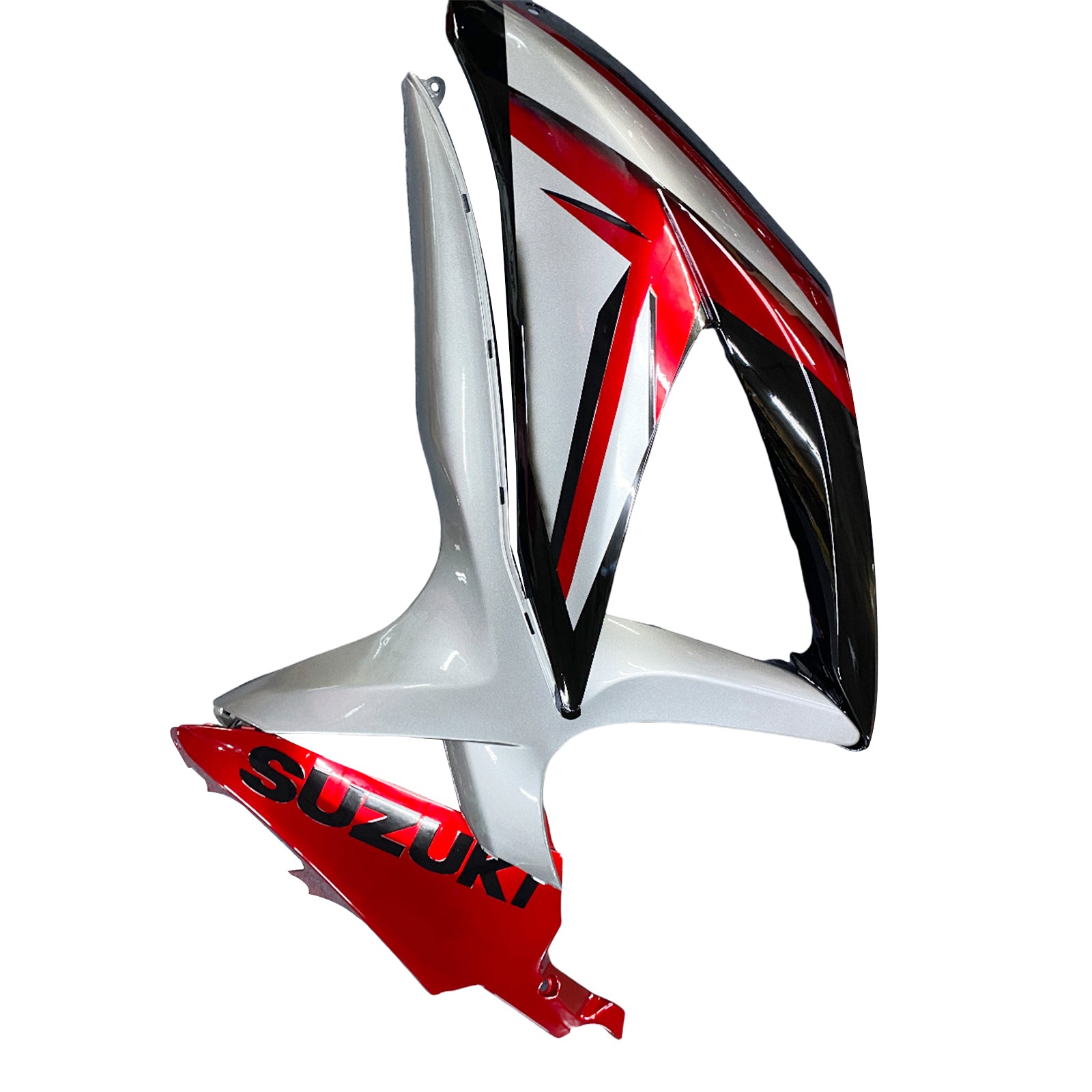 Amotopart 2008-2010 Suzuki GSXR600750 Fairing G-Sliver&Red Kit