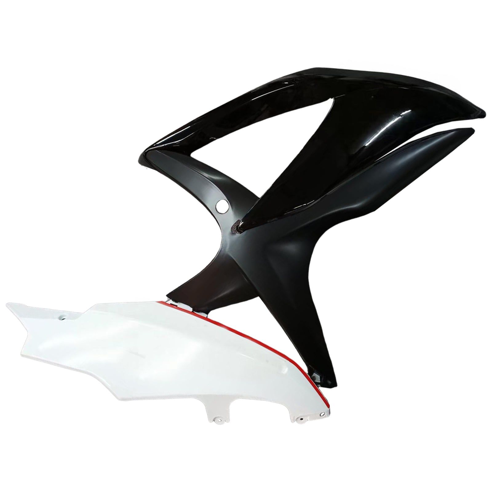Amotopart 2008-2010 Suzuki GSXR 600/750 Black White Red Fairing Kit