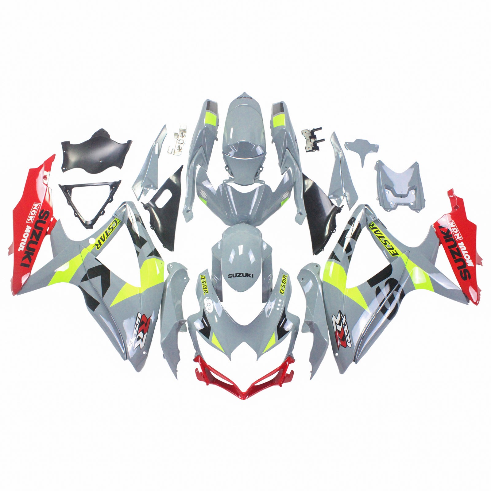 Amotopart 2008-2010 Suzuki GSXR 600/750 Fairing Kit Collection Two