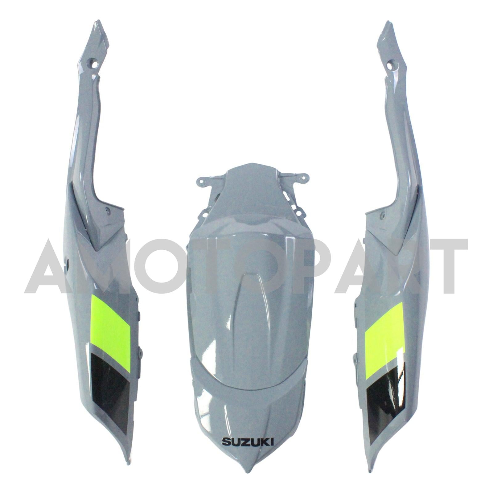 Amotopart 2008-2010 Suzuki GSXR600/750 Kit cinza e amarelo