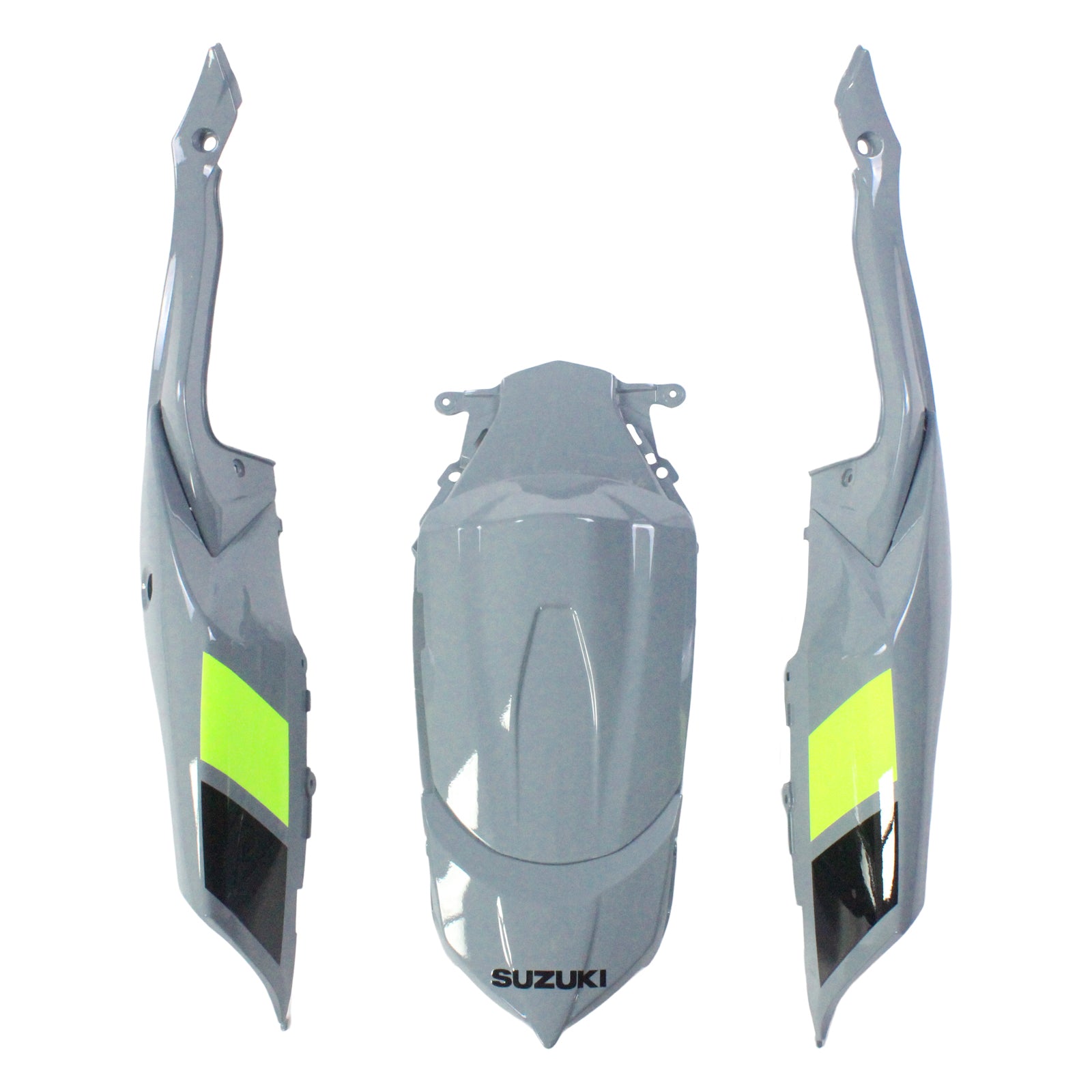 Amotopart 2008-2010 Suzuki GSXR600/750 Fairing Grey&Yellow Kit