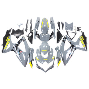 Amotopart 2008-2010 Suzuki GSXR600/750 Fairing Yellow&Grey Kit