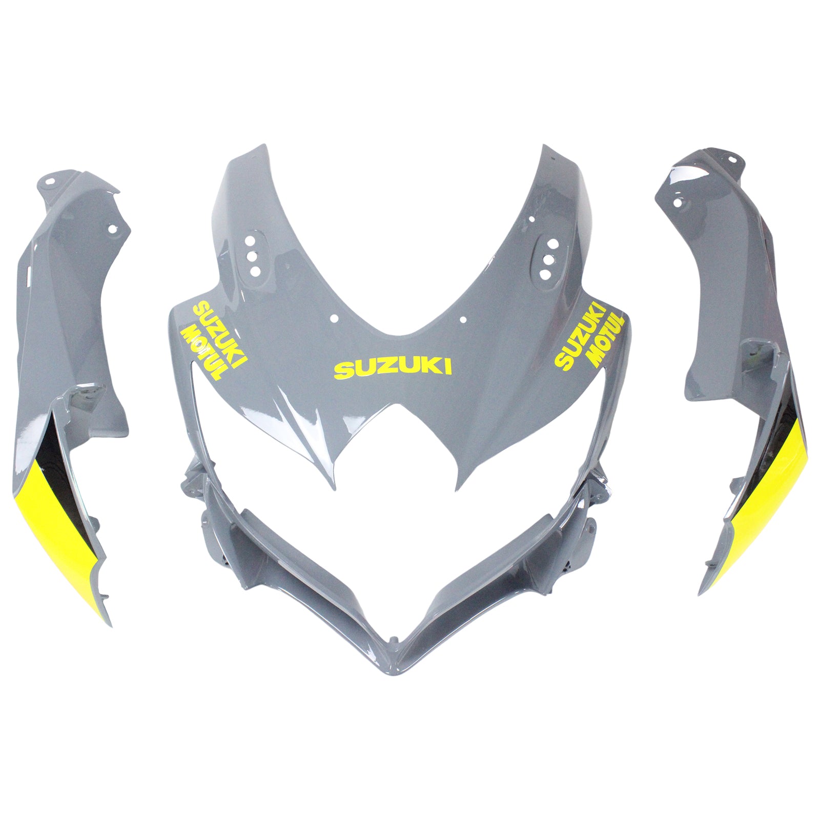 Amotopart 2008-2010 Suzuki GSXR600/750 Fairing Yellow&Grey Kit