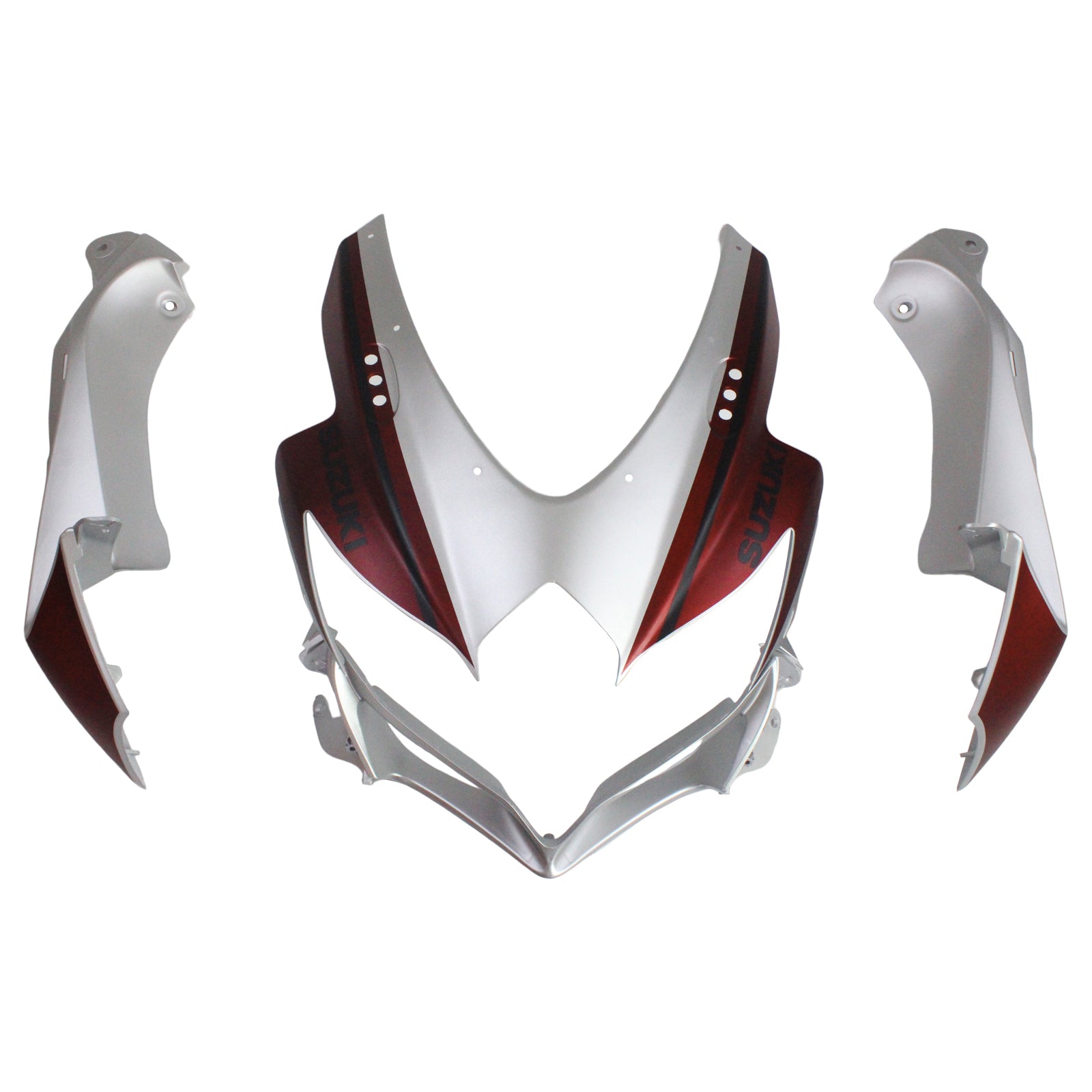 Amotopart 2008-2010 Suzuki GSXR600/750 Fairing Matte Red&Black Kit