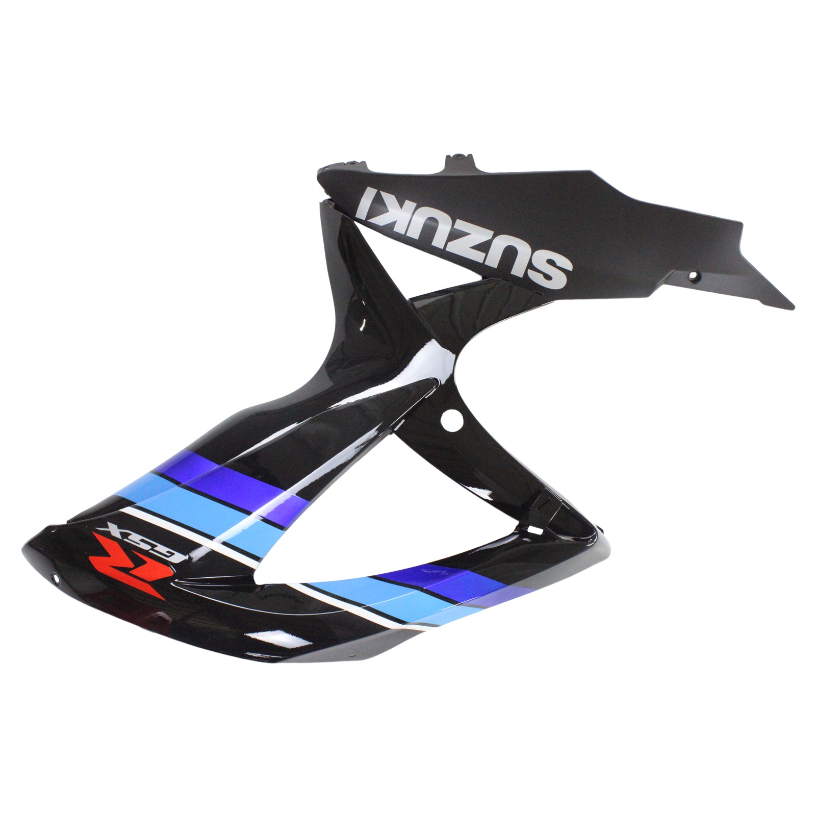 Amotopart 2008-2010 Suzuki GSXR600/750 Fairing Gloss Black&Blue Kit