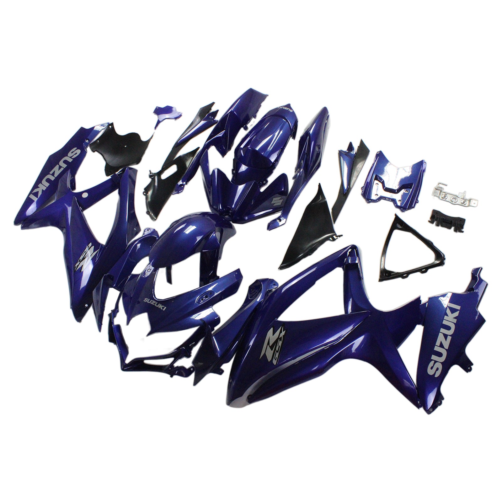 Amotopart 2008-2010 Suzuki GSXR600/750 Fairing Purple Kit