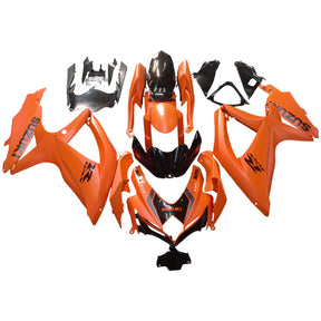 Amotopart 2008-2010 Suzuki GSXR600/750 Fairing Pumpkin Orange Kit