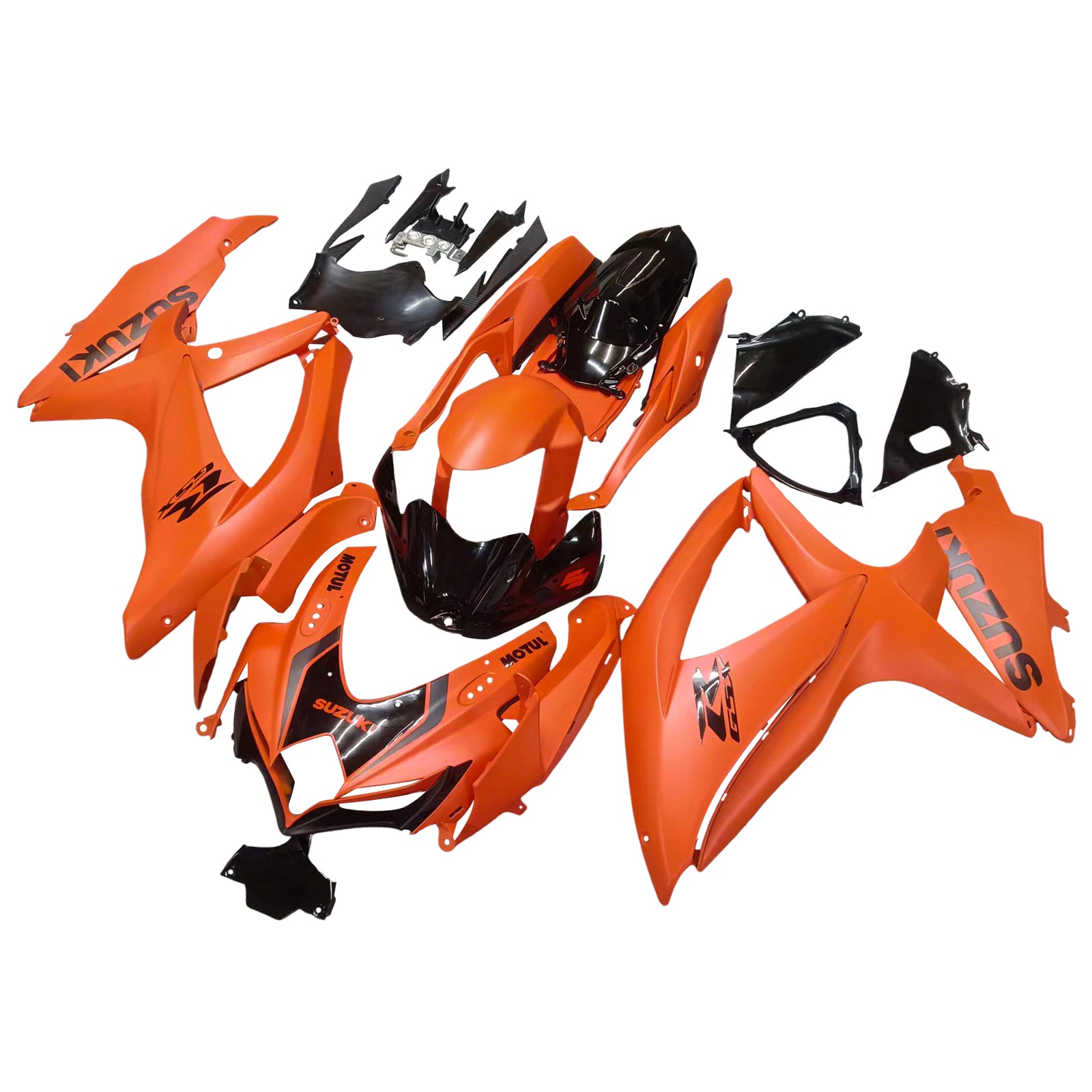 Amotopart 2008-2010 Suzuki GSXR600/750 Fairing Pumpkin Orange Kit