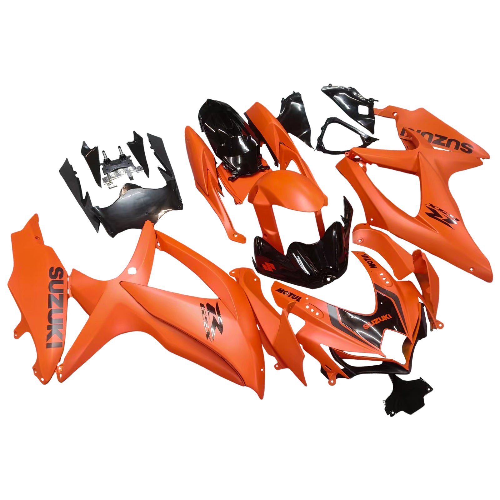 Amotopart 2008-2010 Suzuki GSXR600/750 Fairing Pumpkin Orange Kit