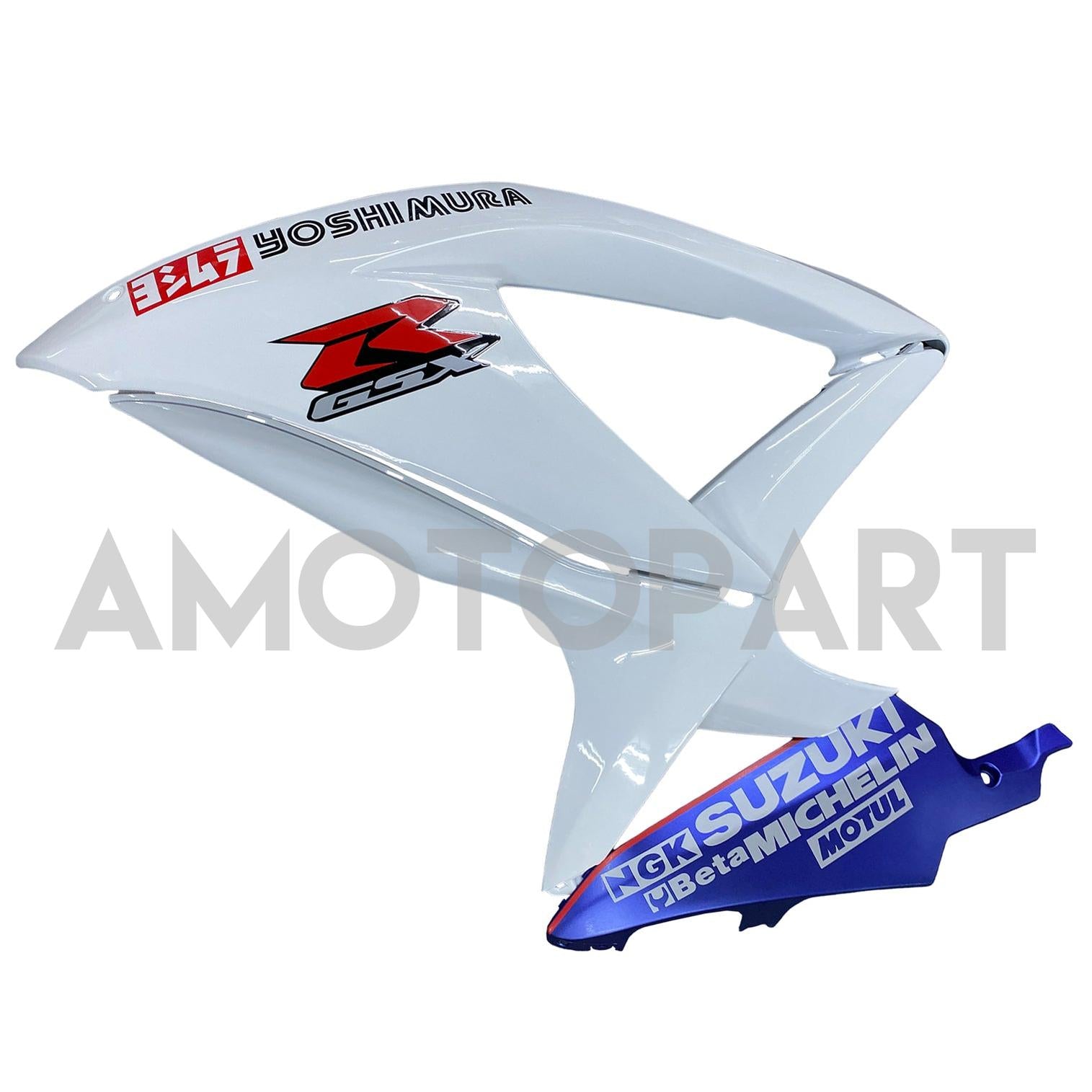 AMOTOPART 2008-2010 SUZUKI GSXR600/750 KUILING WIT & MATTE Dark Blue Kit