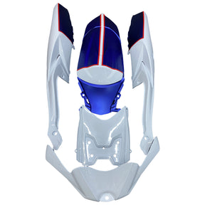 Amotopart 2008-2010 Suzuki GSXR600/750 Fairing White&Matte Dark Blue Kit