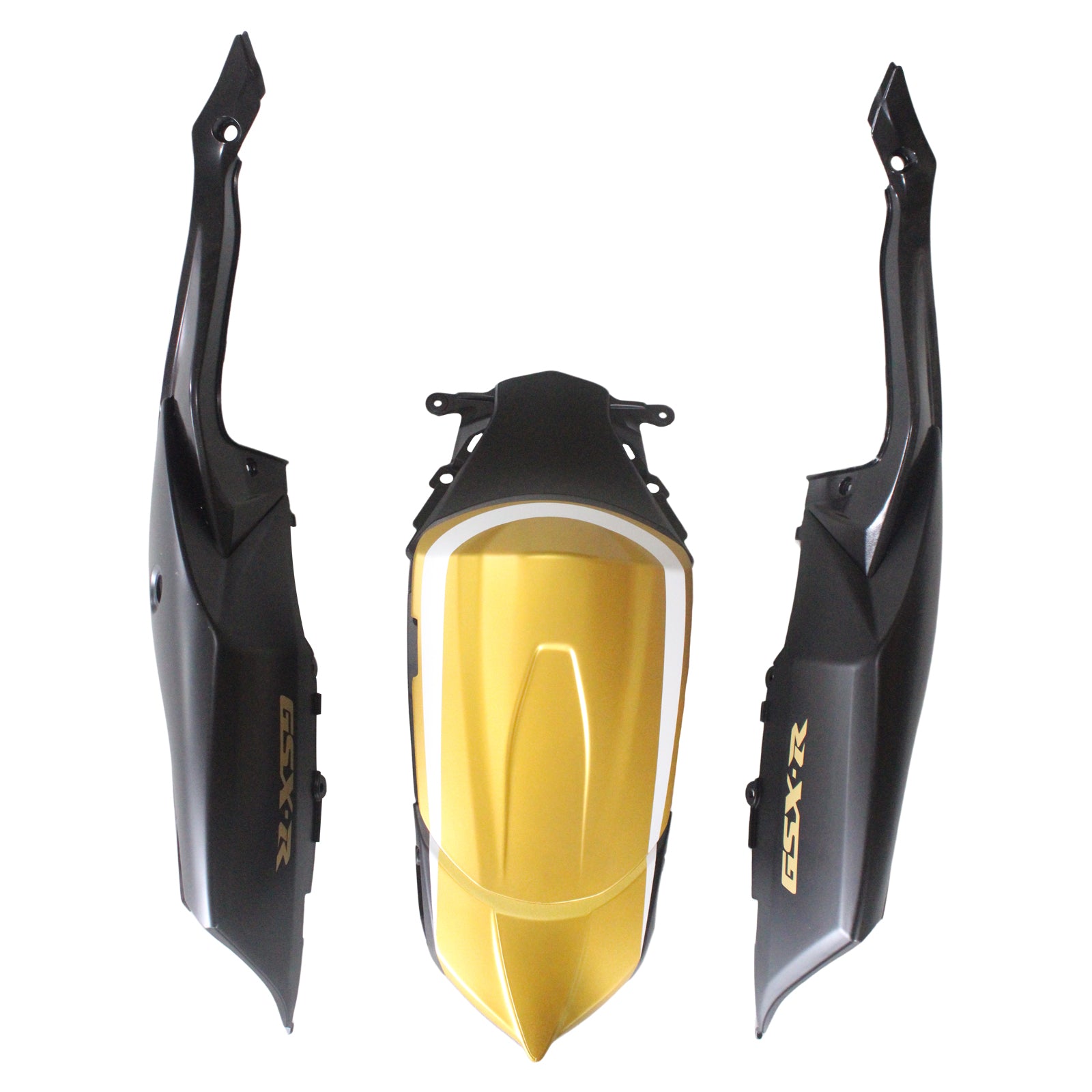 Amotopart 2008-2010 Suzuki GSXR600/750 Fairing Black&Gold Kit