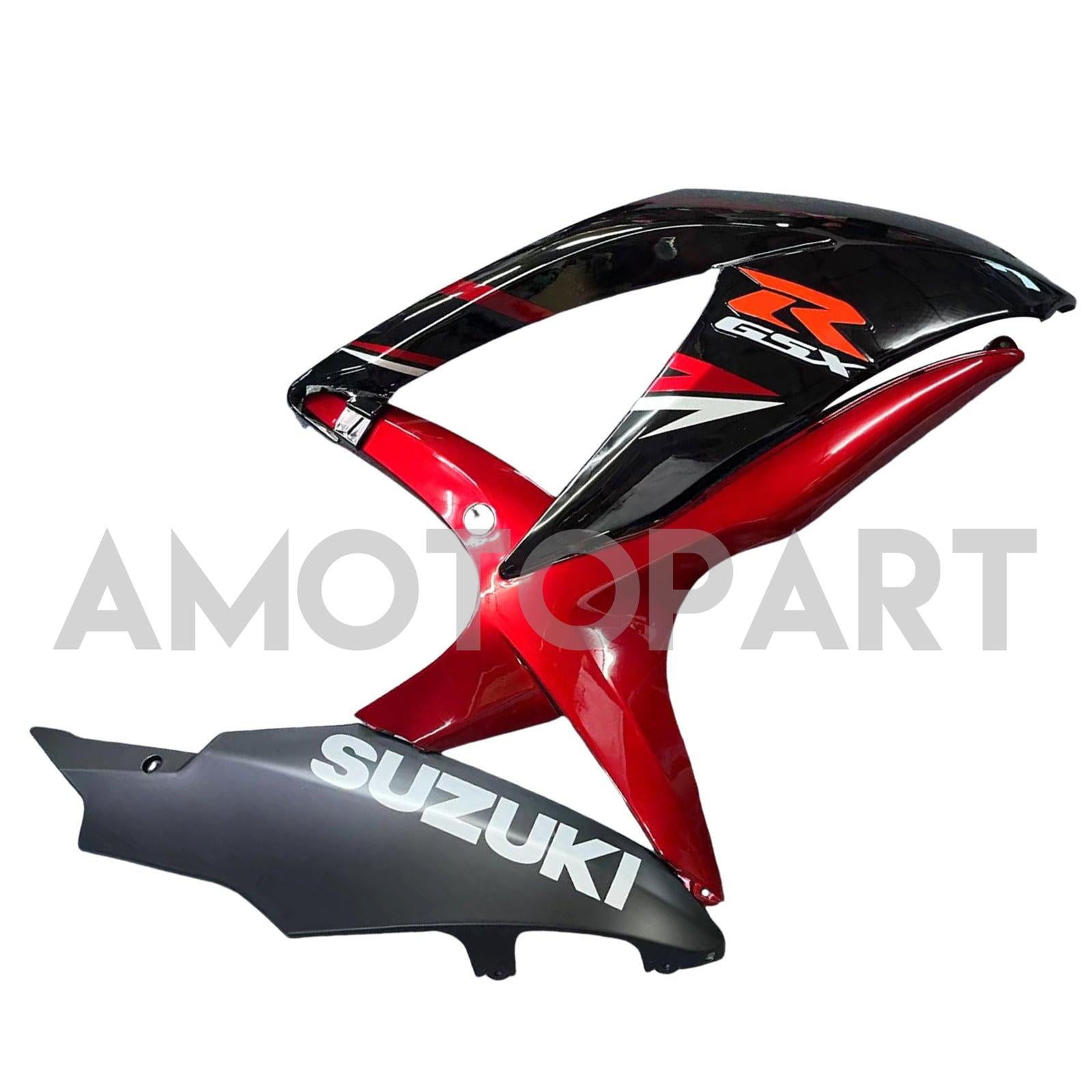 AMOTOPART 2008-2010 SUZUKI GSXR600/750 FAIRING GLOSS RED & Black Kit