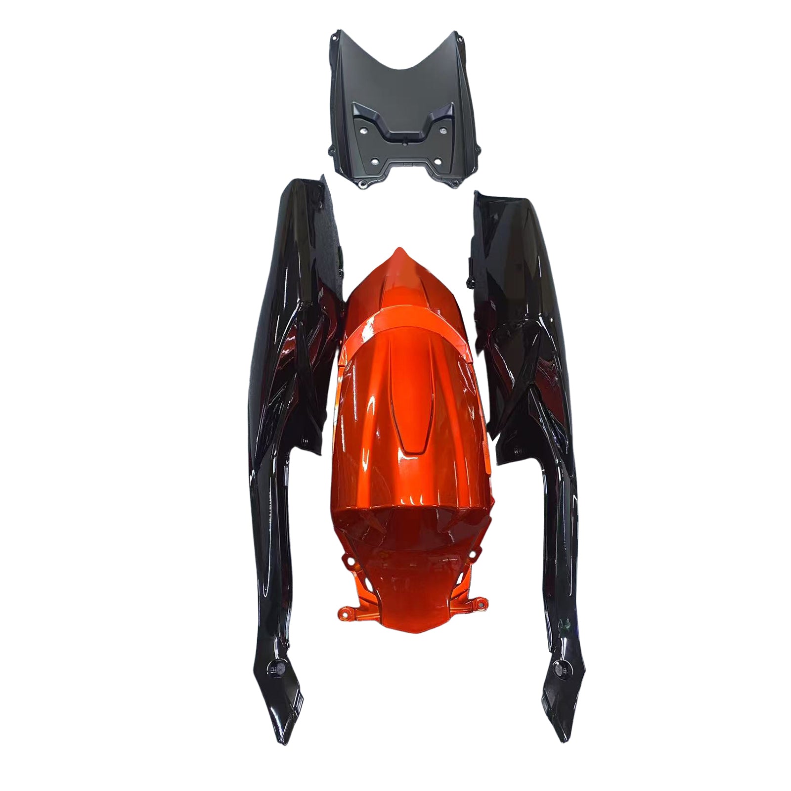 Amotopart 2008-2010 Suzuki GSXR600/750 Fairing Dark Orange&Black Kit