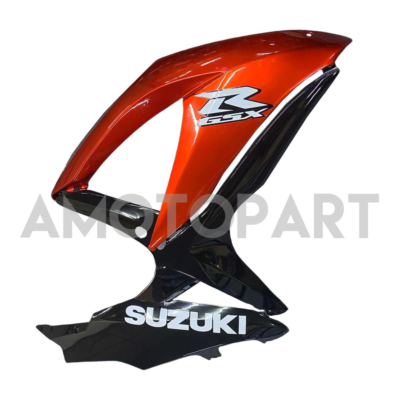 Amotopart 2008-2010 Suzuki GSXR600/750 carenatura arancione scuro e nero
