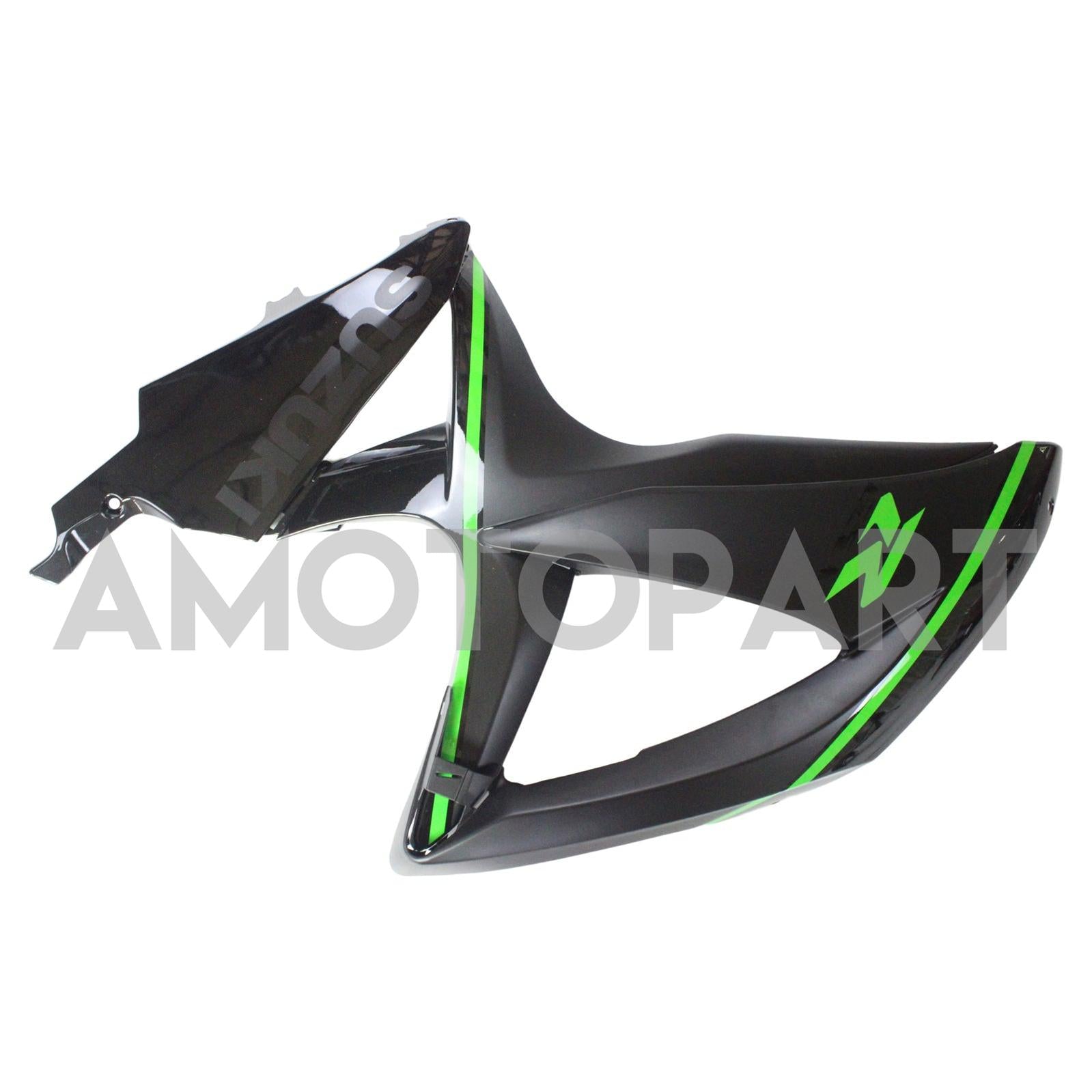 Amotopart 2008–2010 Suzuki GSXR600/750 Verkleidung, mattschwarz&Grünes Kit