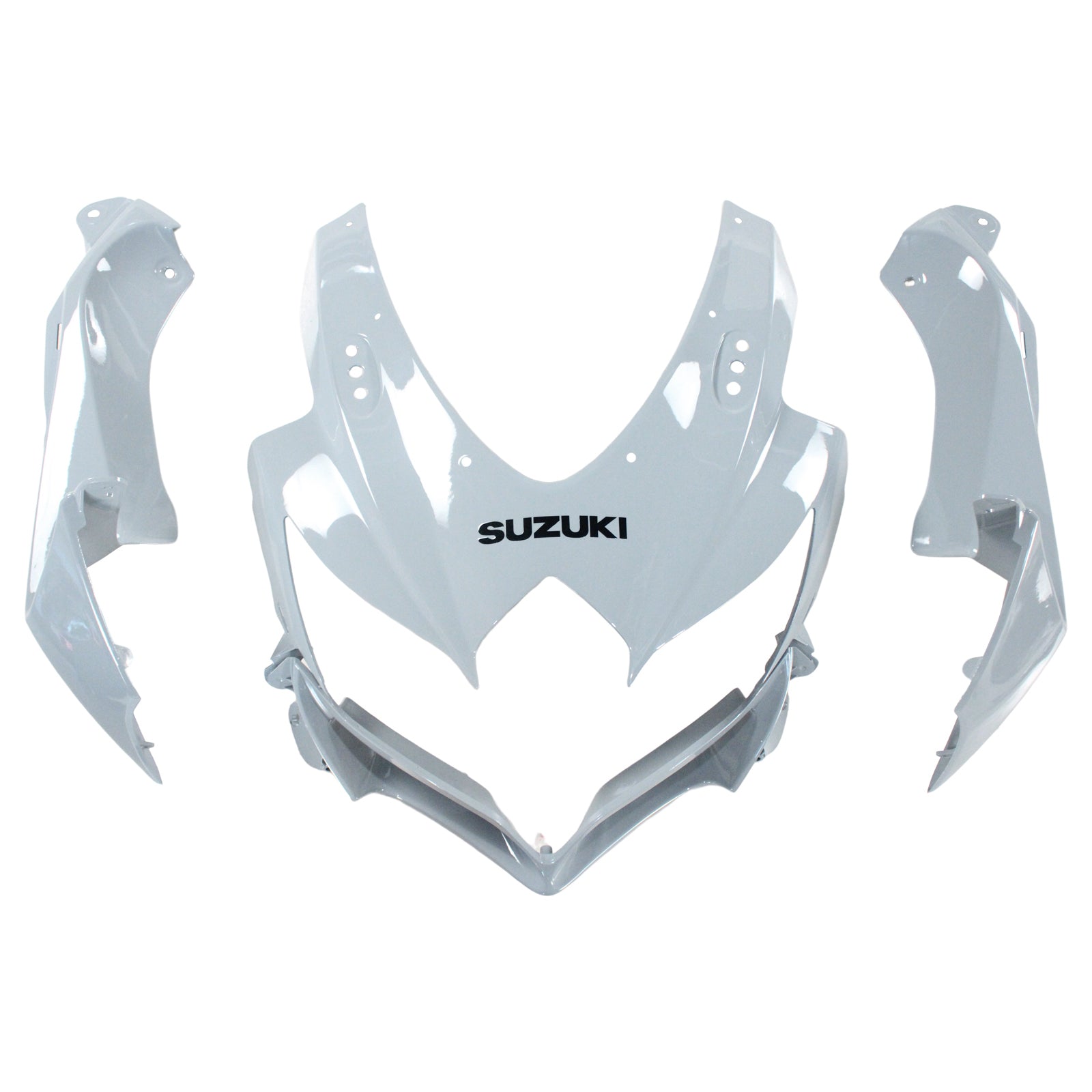 Amotopart 2008-2010 Suzuki GSXR600/750 Fairing Gloss Grey Kit