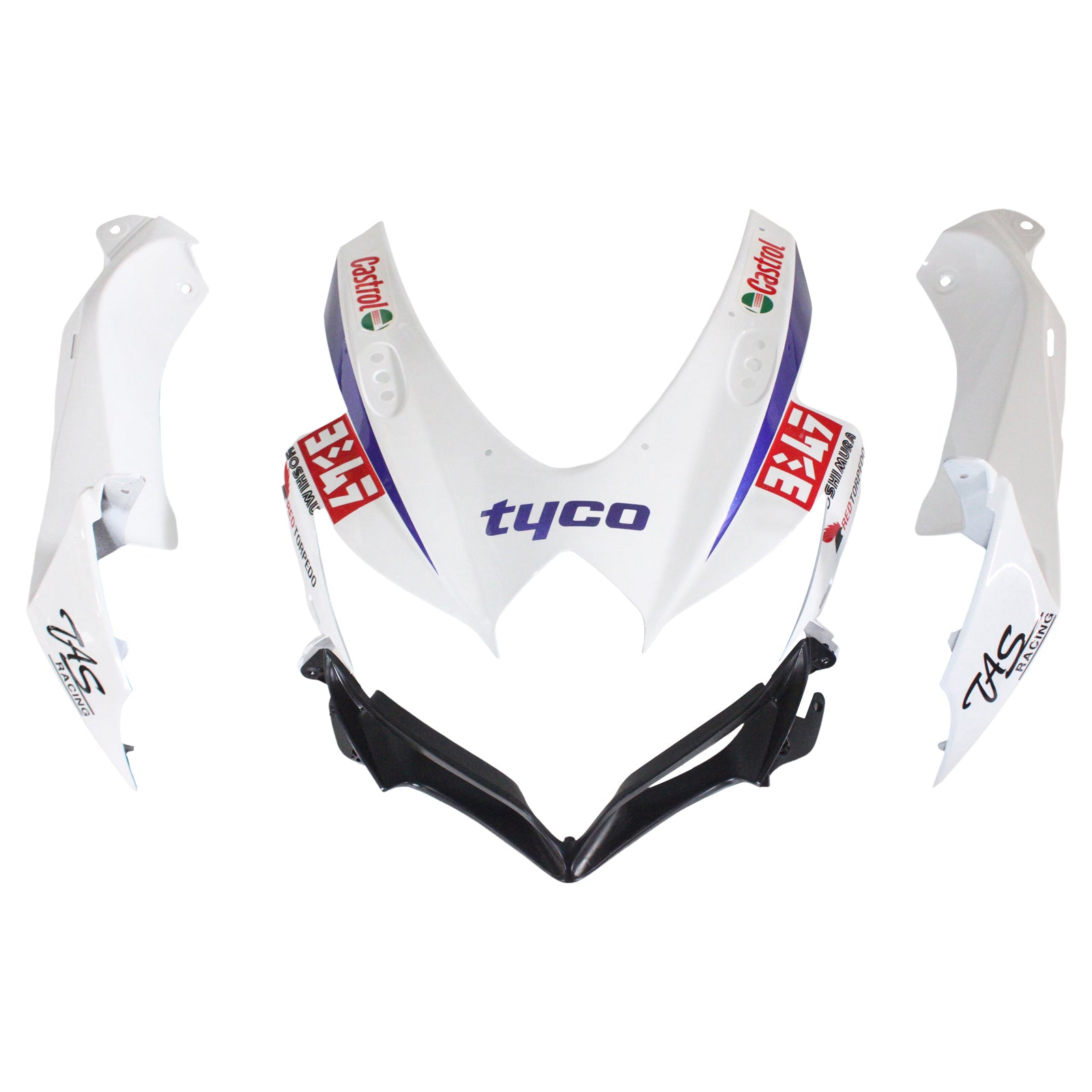 Amotopart 2008-2010 Suzuki GSXR600/750 Fairing Gloss Purple&White Kit