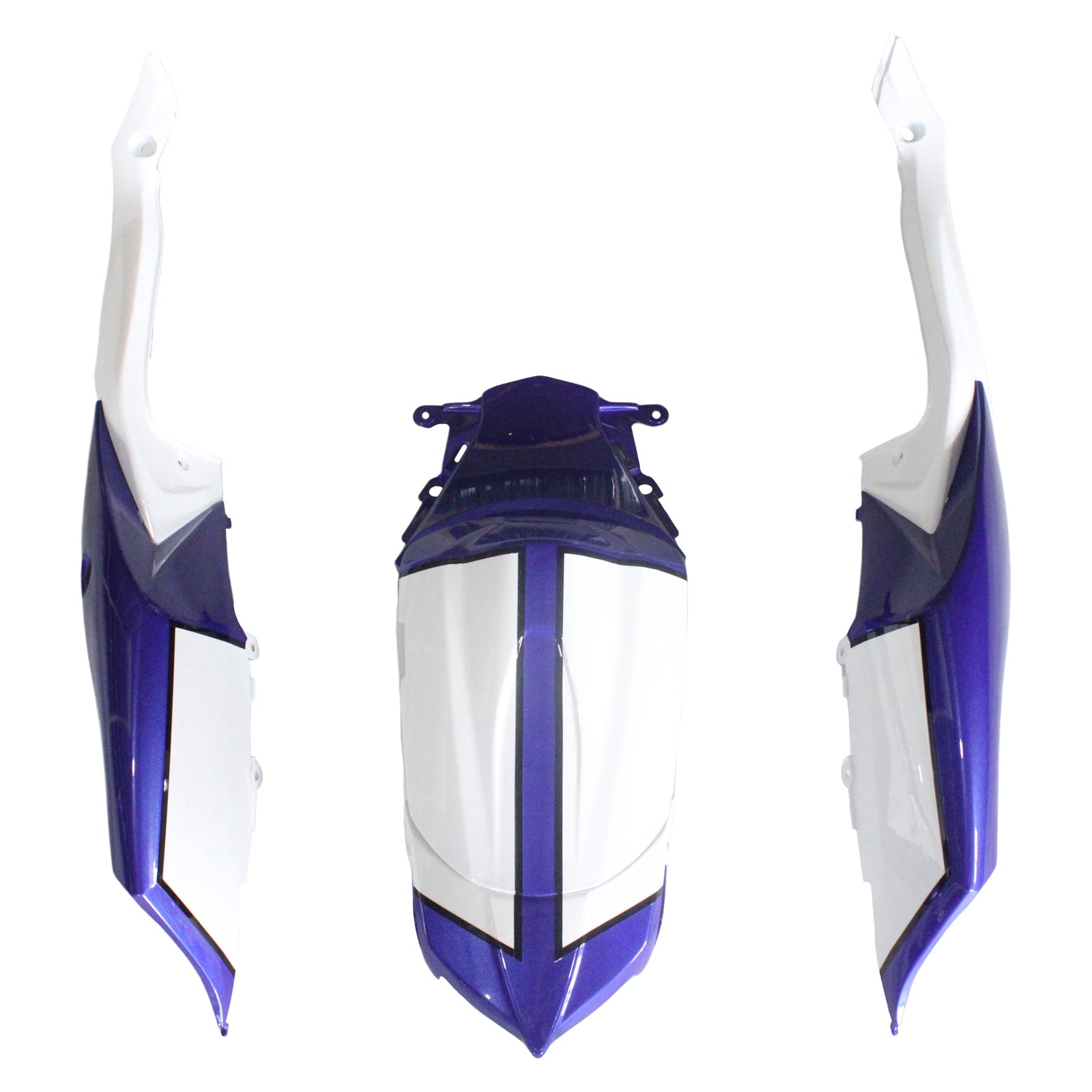 Amotopart 2008-2010 Suzuki GSXR600/750 Fairing Gloss Purple&White Kit