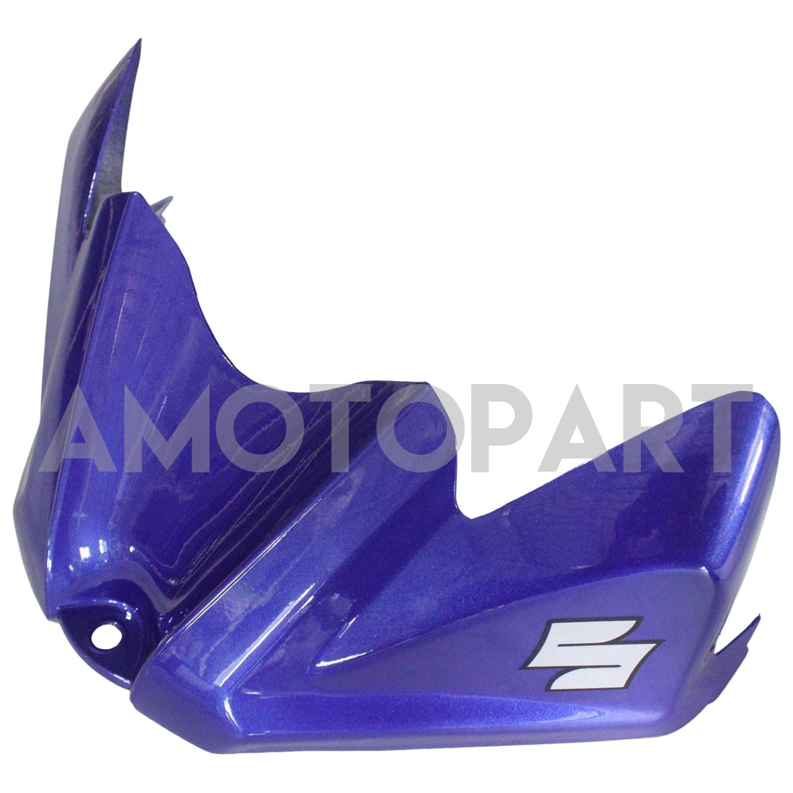 Amotopart 2008–2010 Suzuki GSXR600/750 Verkleidung, glänzend lila&Weißes Kit