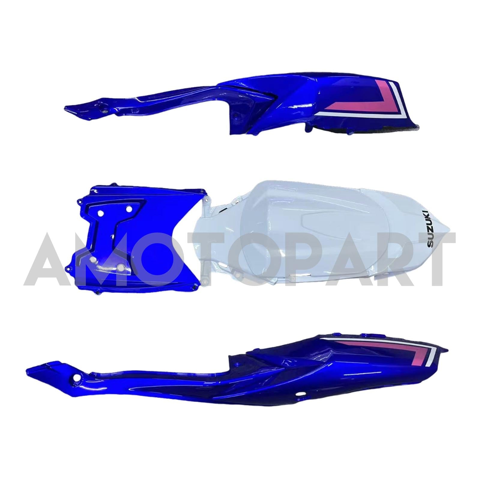 Amotopart 2008-2010 Suzuki GSXR600/750 Fairing Blue&Pink Kit