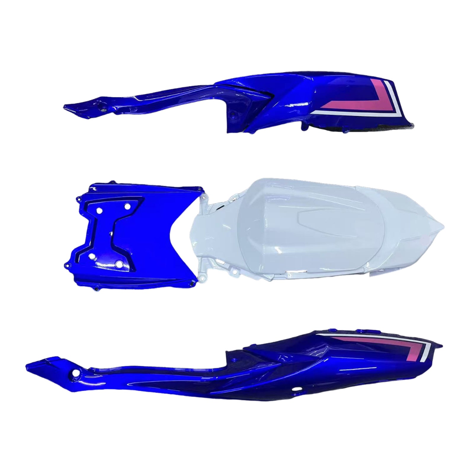 Amotopart 2008-2010 Suzuki GSXR600/750 Fairing Blue&Pink Kit