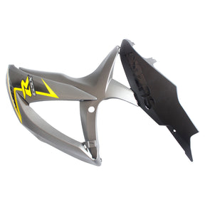 Amotopart 2008-2010 Suzuki GSXR600/750 Fairing Matte Dark Grey&Yellow Kit