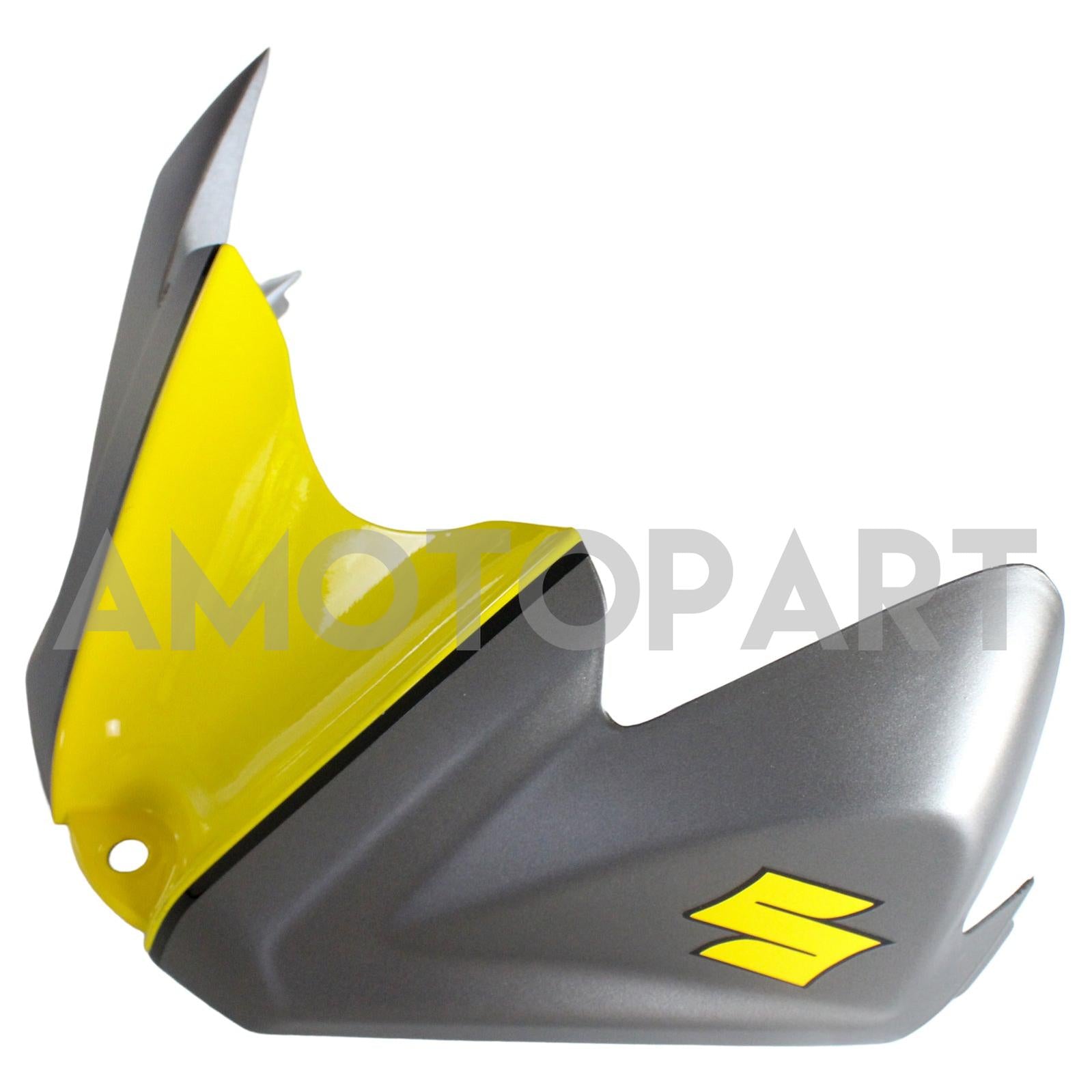 Amotopart 2008-2010 Suzuki GSXR600/750 Fansing Matte Dark Grey & Yellow Kit