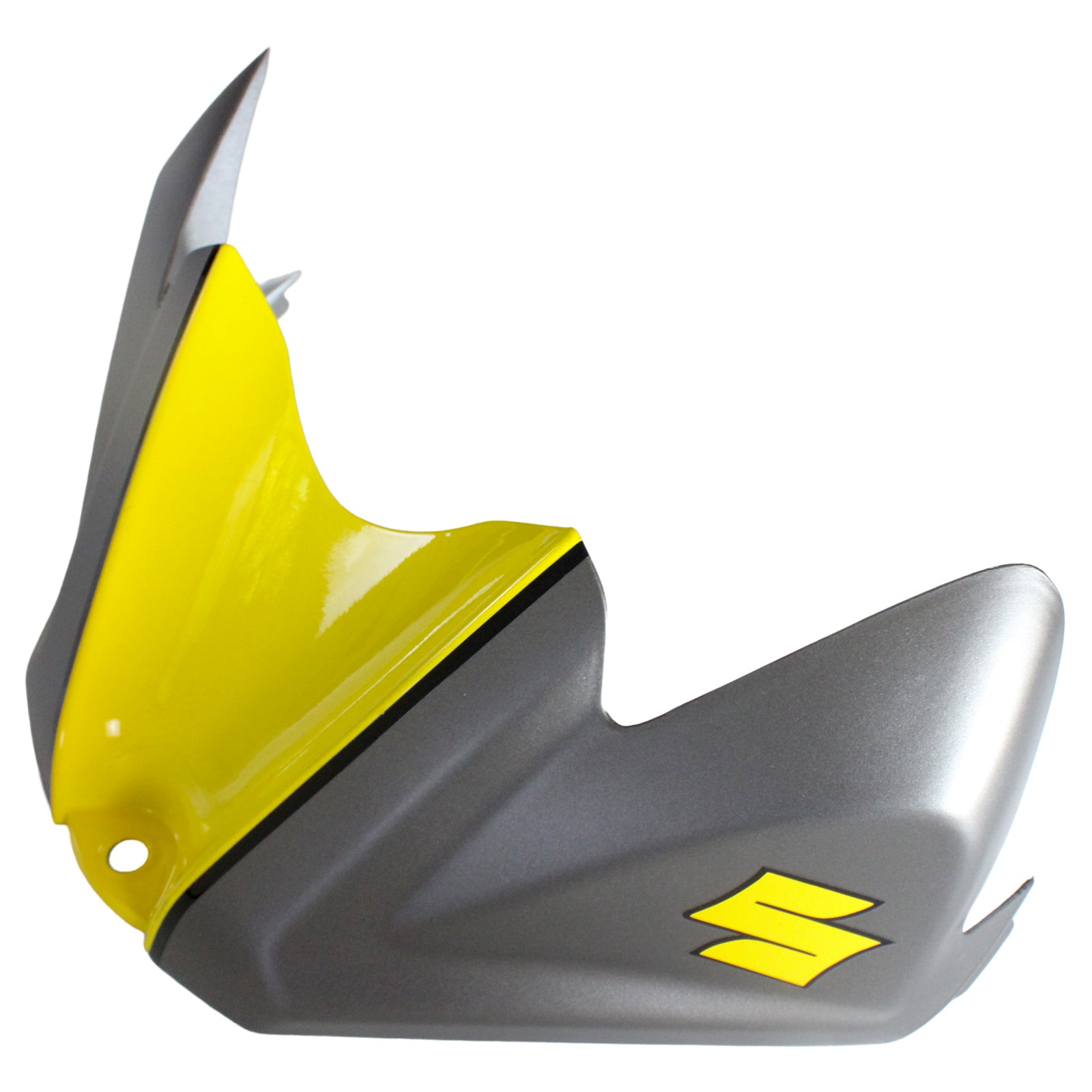 Amotopart 2008-2010 Suzuki GSXR600/750 Kit de carénage gris foncé et jaune mat