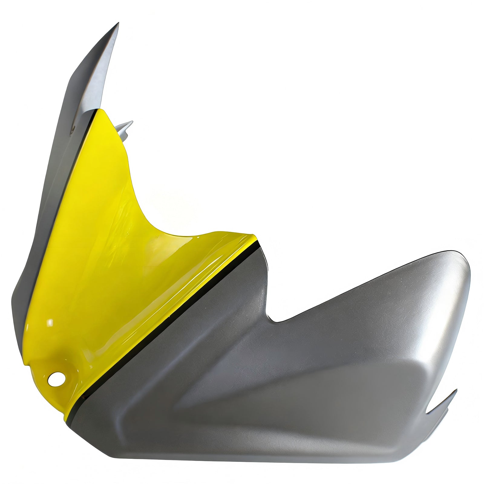 Amotopart 2008-2010 Suzuki GSXR600/750 Kåpa Matt Mörkgrå&Ygult kit