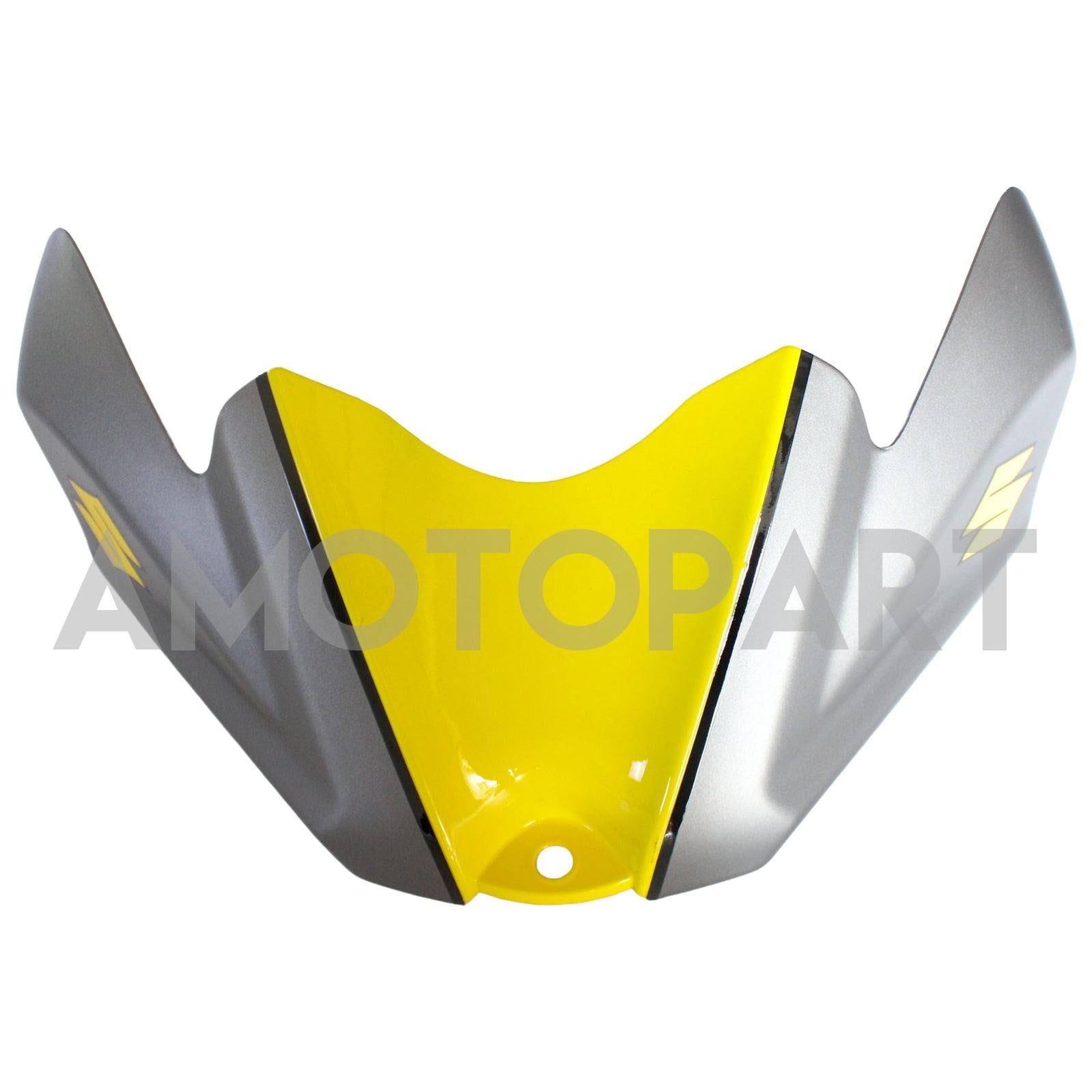 Amotopart 2008-2010 Suzuki GSXR600/750 Fansing Matte Dark Grey & Yellow Kit