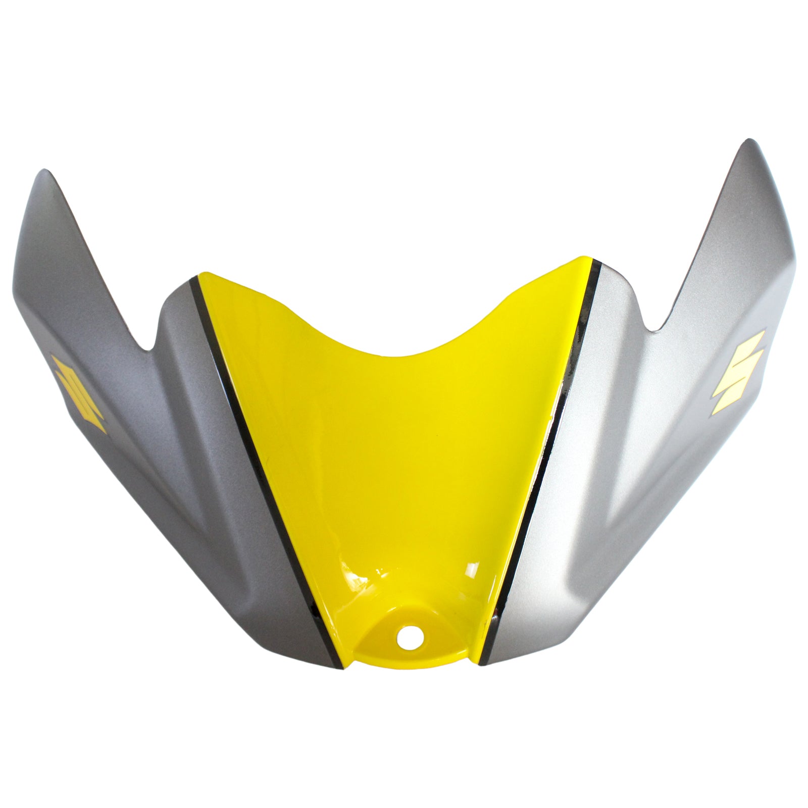 Amotopart 2008-2010 Suzuki GSXR600/750 Kit de carénage gris foncé et jaune mat